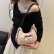 Wholesale niche design hand-held crescent-shaped women's bags, 2025 summer new bow single-shoulder bags, trendy and popular underarm bags Wholesale niche design hand-held crescent-shaped women's bags, 2025 summer new bow single-shoulder bags, trendy and popular underarm bags