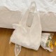 Korean-style fresh and sweet lace bow single-shoulder bag, large-capacity commuting tote bag, fashionable and versatile single-shoulder bag Korean-style fresh and sweet lace bow single-shoulder bag, large-capacity commuting tote bag, fashionable and versatile single-shoulder bag