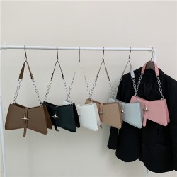 Cross-border fashion women's bags2023 Winter Trend New chain underarm single-shoulder bags with a sense of luxury small square bags