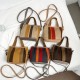 Wholesale Japanese Harajume-style hand-held bucket bags for women, 2025 summer new striped color-blocking single-shoulder bags, trendy crossbody bags Wholesale Japanese Harajume-style hand-held bucket bags for women, 2025 summer new striped color-blocking single-shoulder bags, trendy crossbody bags