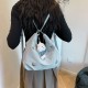 Large-capacity handbag for women, 2024 new autumn and winter high-end, niche commuting single-shoulder bag, multi-functional backpack