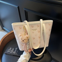 Wholesale high-end hand-held tote bags for women, 2025 summer new models, large-capacity single-shoulder bags for commuting, versatile underarm bags