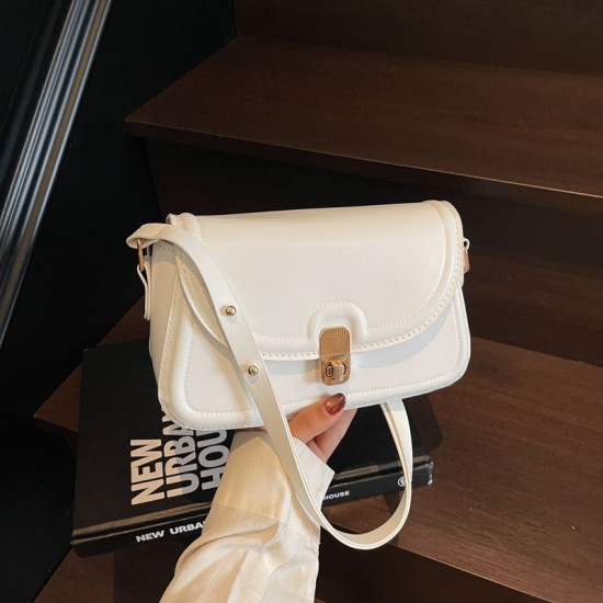 Retro small handbags for women in summer 2025, trendy and simple small square bags, stylish and versatile single-shoulder crossbody bags