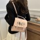 Korean-style light luxury small square bag for women, 2024 summer new butterfly lock button single-shoulder bag, multi-functional backpack, crossbody bag