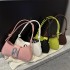 bags Cross-border quality women's bags 2023 Summer New solid color PU underarm bags, stylish commuting hand-held bags