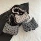 Wholesale Korean-style pleated hand-held small square bags for women, 2025 summer new checkered versatile single-shoulder bags, commuter underarm bags Wholesale Korean-style pleated hand-held small square bags for women, 2025 summer new checkered versatile single-shoulder bags, commuter underarm bags