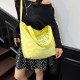 Wholesale fashionable embroidered letter hand-held tote bags, women's bags, 2025 summer new large-capacity single-shoulder bags, trendy crossbody bags Wholesale fashionable embroidered letter hand-held tote bags, women's bags, 2025 summer new large-capacity single-shoulder bags, trendy crossbody bags