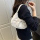 Wholesale fashionable bow bow hand-held crescent moon bags for women, 2025 spring new styles of light luxury and stylish single-shoulder bags, trendy crossbody bags