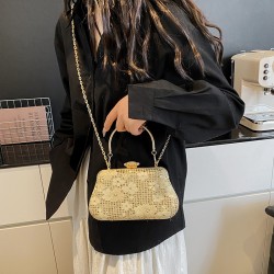 Cross-border trade dinner bags for women, 2025 summer new style Chinese-style trendy chain bags, stylish party handbags