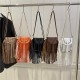 Wholesale niche fringed rivet small square women's bags, 2025 summer new personalized single-shoulder underarm bags, versatile crossbody bags Wholesale niche fringed rivet small square women's bags, 2025 summer new personalized single-shoulder underarm bags, versatile crossbody bags
