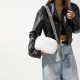 Cross-border popular casual new fashion, small square bag, women's 2023 winter embroidered double shoulder strap, single shoulder crossbody bag