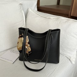 Wholesale silk scarves, bow tie hand-held tote bags, women's bags, 2025 summer new large-capacity single-shoulder bags, commuter underarm bags