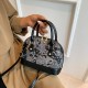 Trendy and fashionable patterned single-shoulder crossbody bags for women, 2023 Summer new simple hand-held shell bags