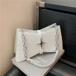 Cross-border fashion women's bags2023 Winter Trend New chain underarm single-shoulder bags with a sense of luxury small square bags