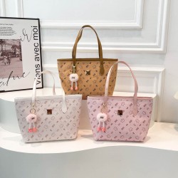 Wholesale high-end, light luxury hand-held tote bags, women's bags, 2025 summer new large-capacity single-shoulder bags, and commuter underarm bags