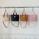 Wholesale Korean-style high-quality hand-held bucket bags for women, 2025 summer new light luxury color-blocking single-shoulder bags for commuting crossbody bags Wholesale Korean-style high-quality hand-held bucket bags for women, 2025 summer new light luxury color-blocking single-shoulder bags for commuting crossbody bags