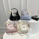 Wholesale Korean-style simple hand-held small square bags for women, 2025 summer new light luxury single-shoulder bags, multi-functional backpacks Wholesale Korean-style simple hand-held small square bags for women, 2025 summer new light luxury single-shoulder bags, multi-functional backpacks