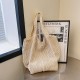 Wholesale fashionable knitted tote bags, women's bags, 2025 summer new large-capacity single-shoulder bags, and trendy underarm bags Wholesale fashionable knitted tote bags, women's bags, 2025 summer new large-capacity single-shoulder bags, and trendy underarm bags