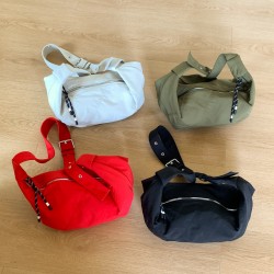 Wholesale fashionable and simple hand-held dumpling bags, women's bags, 2025 summer new large-capacity single-shoulder bags, and trendy crossbody bags