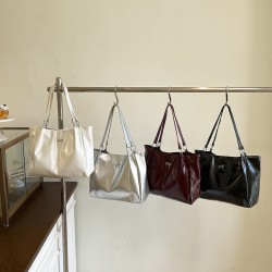 Wholesale Japanese minimalist style hand-held tote bags, women's bags, 2025 summer new large-capacity single-shoulder bags, commuter underarm bags