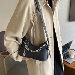 2023 Autumn and winter new simple chain underarm single-shoulder bag for women, fashionable single-shoulder crossbody bag
