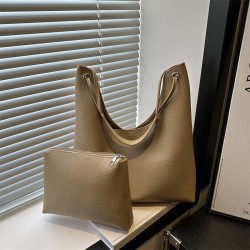 Wholesale Japanese minimalist style hand-held tote bags for women, 2025 summer new large-capacity single-shoulder bags, and underarm mother and child bags