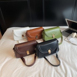 Retro small handbags for women in summer 2025, trendy and simple small square bags, stylish and versatile single-shoulder crossbody bags
