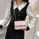 Cross-border light luxury texture handbag for women 2023 Spring, fresh and fashionable wavy small square bag, chain single-shoulder crossbody bag