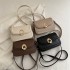 Wholesale fashionable lock button small square women's bags, 2025 spring new style light luxury versatile single-shoulder bags, trendy crossbody bags