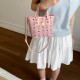 Wholesale Korean-style high-quality hand-held bucket bags for women, 2025 summer new light luxury color-blocking single-shoulder bags for commuting crossbody bags Wholesale Korean-style high-quality hand-held bucket bags for women, 2025 summer new light luxury color-blocking single-shoulder bags for commuting crossbody bags