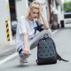 Summer new diamond-shaped backpacks, European and American large-capacity luminous backpacks, geometric student schoolbags, Guangzhou girls' bags Summer new diamond-shaped backpacks, European and American large-capacity luminous backpacks, geometric student schoolbags, Guangzhou girls' bags