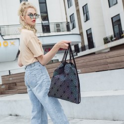 2021 New Korean-style backpack, versatile diamond-shaped drawstring bag, high-end simple and casual single-shoulder crossbody handbag manufacturer