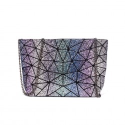Cross-border women's 2021 new crossbody bags, European and American trendy and personalized single-shoulder bags, laser diamond chain bags for distribution