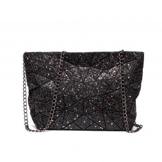 Cross-border women's 2021 new crossbody bags, European and American trendy and personalized single-shoulder bags, laser diamond chain bags for distribution Cross-border women's 2021 new crossbody bags, European and American trendy and personalized single-shoulder bags, laser diamond chain bags for distribution