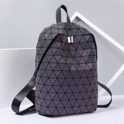 Cross-border new diamond-shaped backpacks, luminous laser personalized backpacks, geometric folding backpacks, Guangzhou creative bag distribution