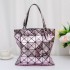 2021 New Style of women's Bag, Laser Shooter handbag, diamond-shaped European and American style, folding hand bag, shoulder bag, Guangzhou women's bag cross-border.
Summer new diamond-shaped backpacks, European and American large-capacity luminous backpa