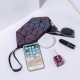 New women's cosmetic bag, Korean style coin purse, irregular oval diamond-shaped geometric bag, in-stock gift bag New women's cosmetic bag, Korean style coin purse, irregular oval diamond-shaped geometric bag, in-stock gift bag
