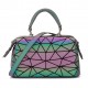 New European and American fashion style women's bag, pu luminous gradient color diamond pattern handbag for ladies, Guangzhou manufacturer cross-border New European and American fashion style women's bag, pu luminous gradient color diamond pattern handbag for ladies, Guangzhou manufacturer cross-border