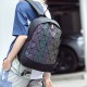 Summer new diamond-shaped backpacks, European and American large-capacity luminous backpacks, geometric student schoolbags, Guangzhou girls' bags Summer new diamond-shaped backpacks, European and American large-capacity luminous backpacks, geometric student schoolbags, Guangzhou girls' bags