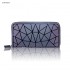 Wholesale of fashionable adult coin purse for both men and women in Europe and America, diamond-shaped bags, geometric pattern wallets, and pu clutch bags