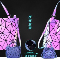 New sequin handbags for the autumn and winter of 2022, trendy large-capacity single-shoulder bucket bags, and niche design custom women's bags