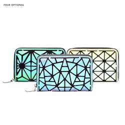 Single-pull short wallet 2021 New summer adult coin purse European and American style diamond-shaped clutch bag multi-slot wallet