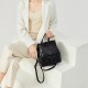 Wholesale of 2024 new geometric diamond-shaped backpacks for women, fashionable and versatile women's bags, and Japanese and Korean solid color drawstring backpacks Wholesale of 2024 new geometric diamond-shaped backpacks for women, fashionable and versatile women's bags, and Japanese and Korean solid color drawstring backpacks