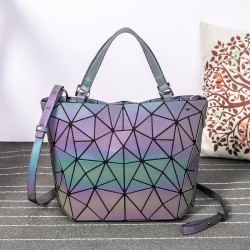 Cross-border bags 2024 new style handbags, European and American fashion diamond-shaped women's single-shoulder crossbody bags, bucket tote bags for women