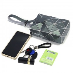 Japanese-exclusive 2024 new mobile phone bag, Japanese geometric diamond-shaped handbag, niche versatile portable women's bag