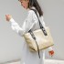The 2024 summer new collection of "Bao Bao Women" is a niche, versatile and simple single-shoulder bag with a diamond-shaped reverse sticker tote bag
