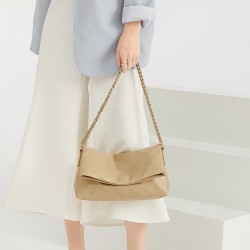 Fashionable and niche women's 2022 summer diamond-shaped chain underarm women's bag with pleated Korean style single-shoulder crossbody bag