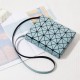 Japanese small square box geometric diamond-shaped bag 2024 new pvc portable phone bag, fashionable mini single-shoulder crossbody bag Japanese small square box geometric diamond-shaped bag 2024 new pvc portable phone bag, fashionable mini single-shoulder crossbody bag
