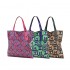 The 2025 new color tote bag, Japanese limited edition geometric diamond-shaped bag, color-blocked six-compartment bag, single-shoulder bag, and women's trend