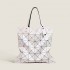 This is a geometric diamond-shaped handbag from Japan, a limited edition March colored nail matte hand-held tote bag, and a versatile single-shoulder bag